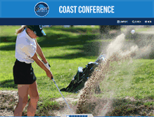 Tablet Screenshot of coastconferenceathletics.com